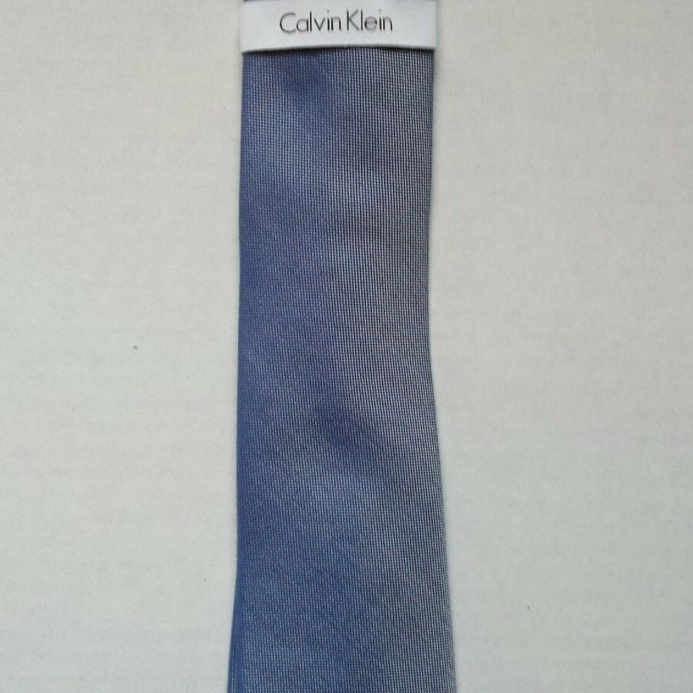 Calvin Klein BLUE Unsolid Solid Men's Tie